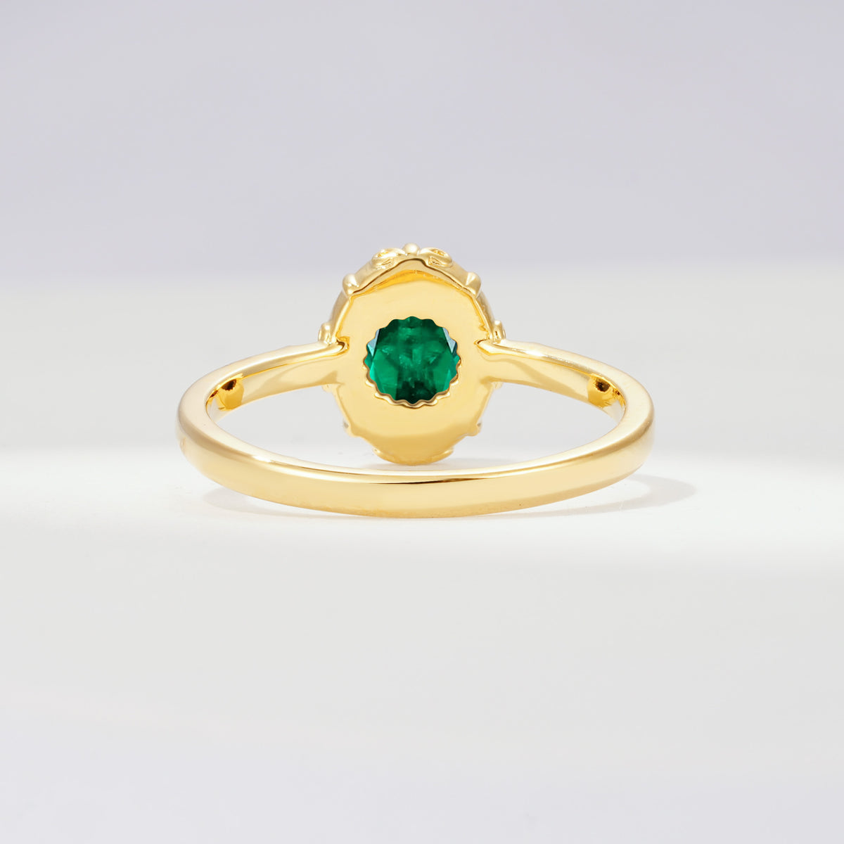 ML07036 Emerald Ring - Additional view