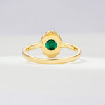 ML07036 Emerald Ring - Additional view