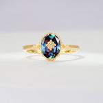 ML07036 Alexandrite Ring - Yellow-Gold