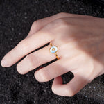 ML07036 Moonstone Ring - Additional view