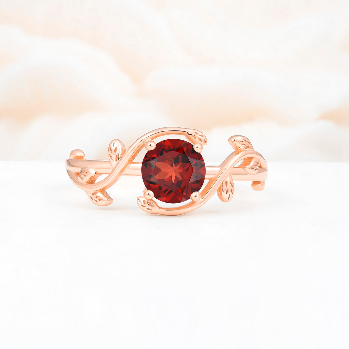 ML07039 Garnet Ring - Additional view