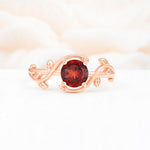 ML07039 Garnet Ring - Additional view