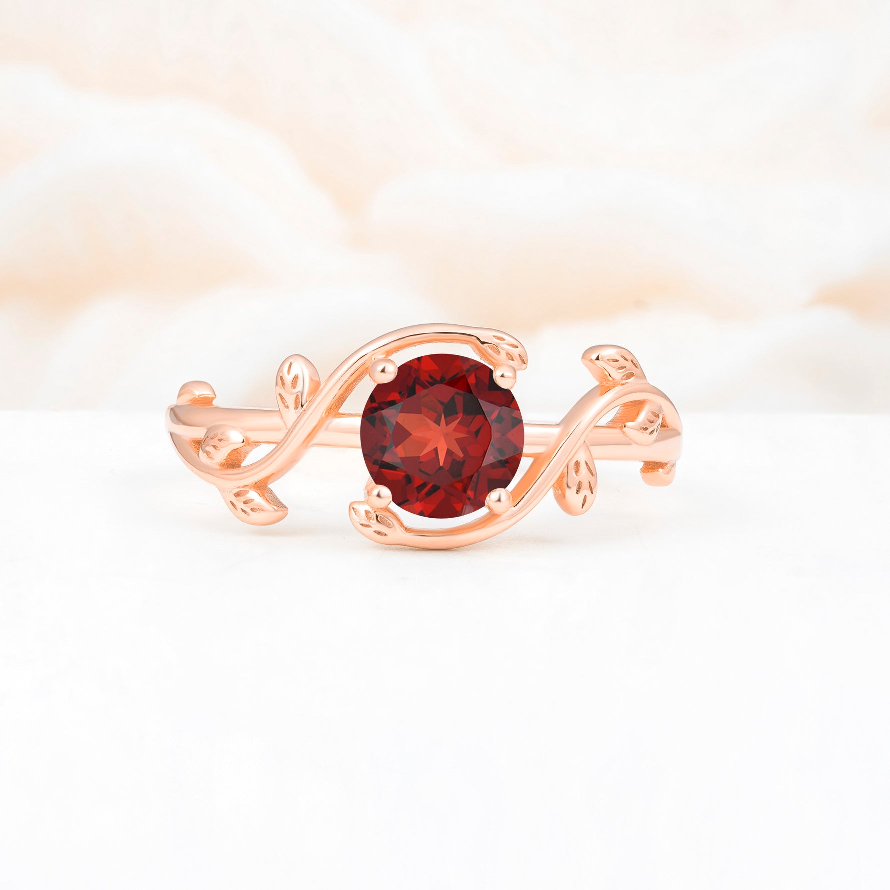 ML07039 Garnet Ring - Additional view