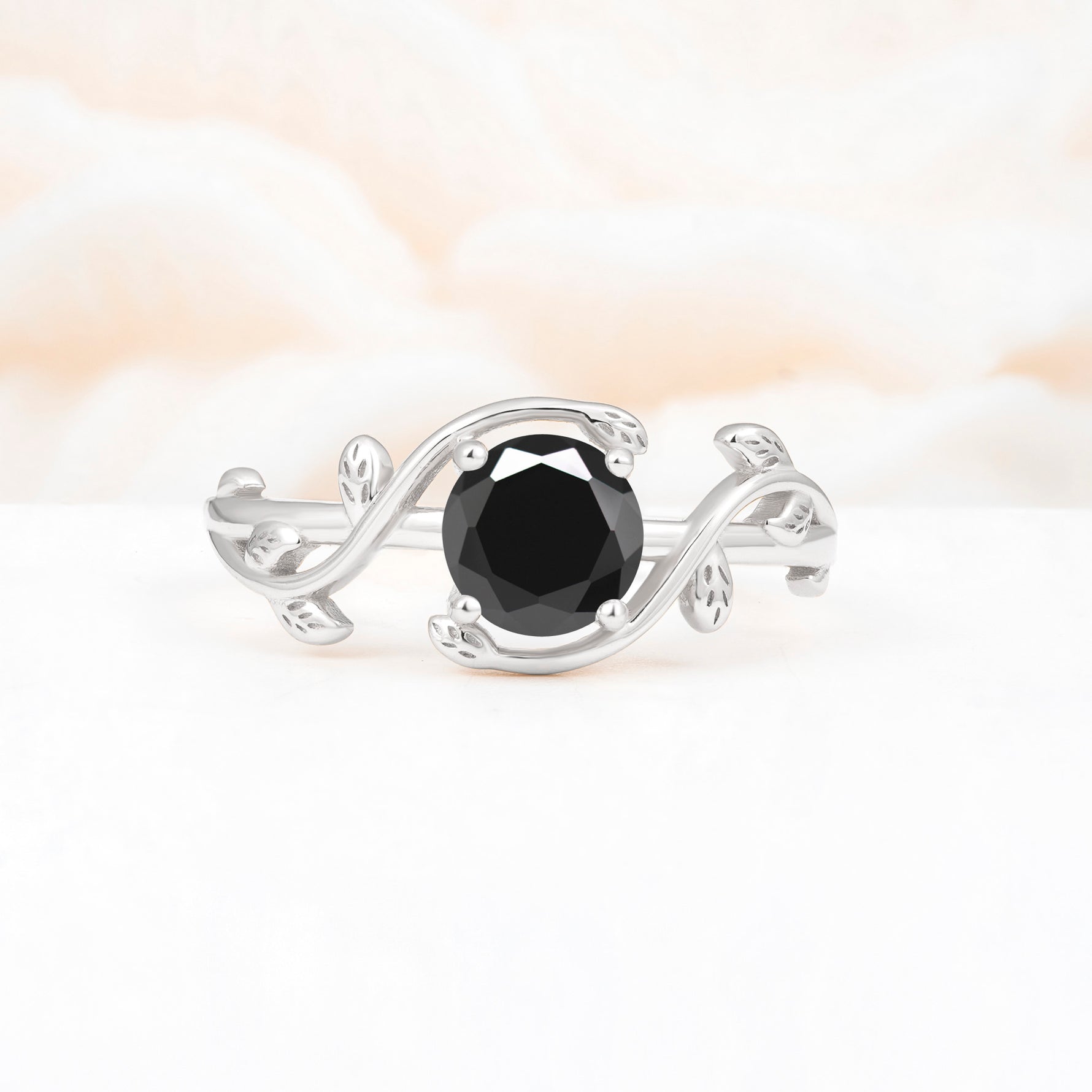 ML07039 Black Onyx Ring - Additional view