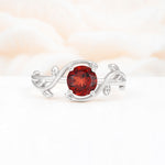 ML07039 Garnet Ring - Additional view