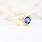 ML07039 Sapphire Ring - White-Gold