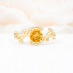 ML07039 Citrine Ring - Yellow-Gold