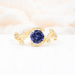 ML07039 Tanzanite Ring - Yellow-Gold