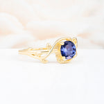 ML07039 Tanzanite Ring - White-Gold