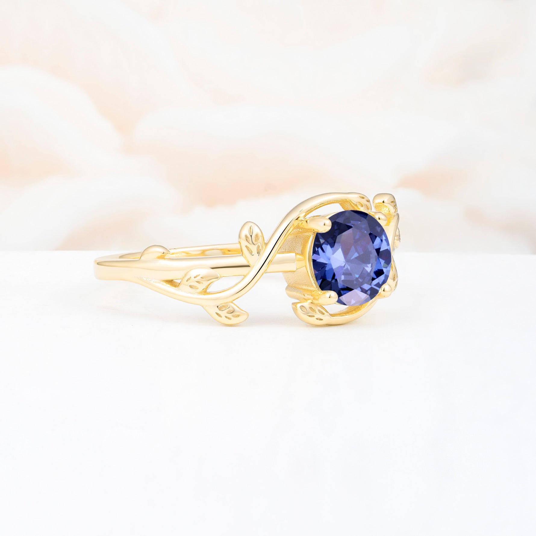 ML07039 Tanzanite Ring - White-Gold