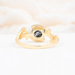 ML07039 Black Rutilated Quartz Ring - Additional view