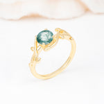 ML07039 Moss Agate Ring - Additional view