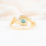 ML07039 Moss Agate Ring - Additional view
