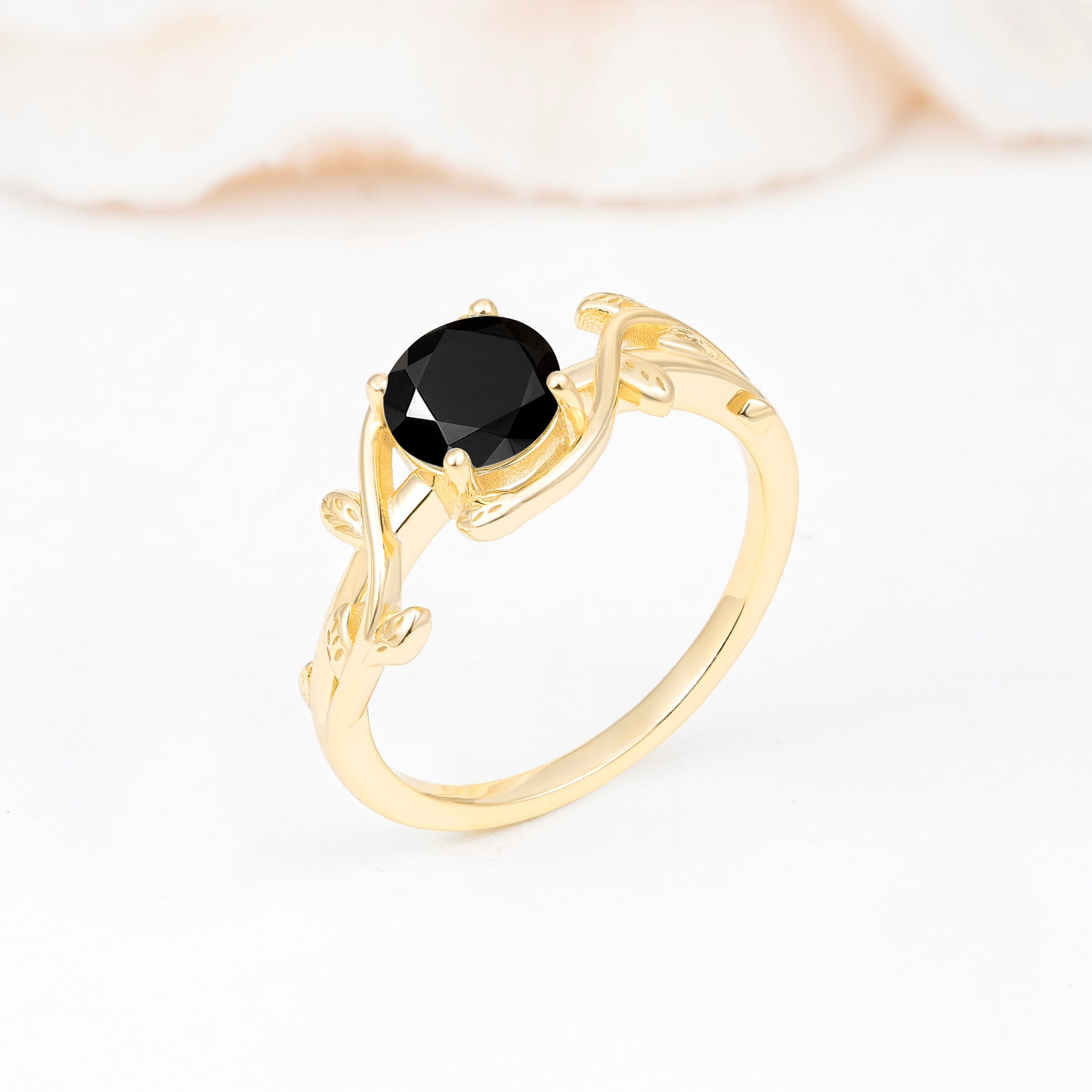 ML07039 Black Onyx Ring - Additional view