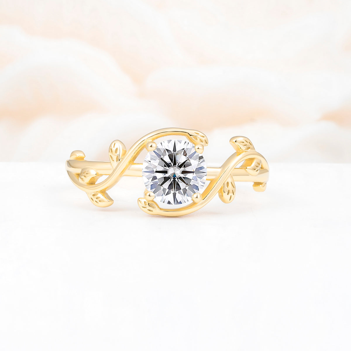 ML07039 Lab Diamond Ring - Yellow-Gold