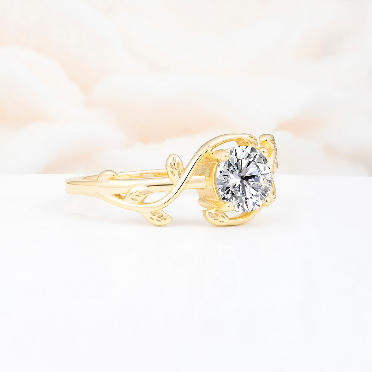 ML07039 Lab Diamond Ring - White-Gold