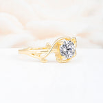 ML07039 Lab Diamond Ring - White-Gold
