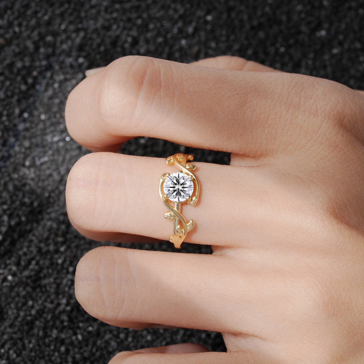 ML07039 Lab Diamond Ring - Rose-Gold