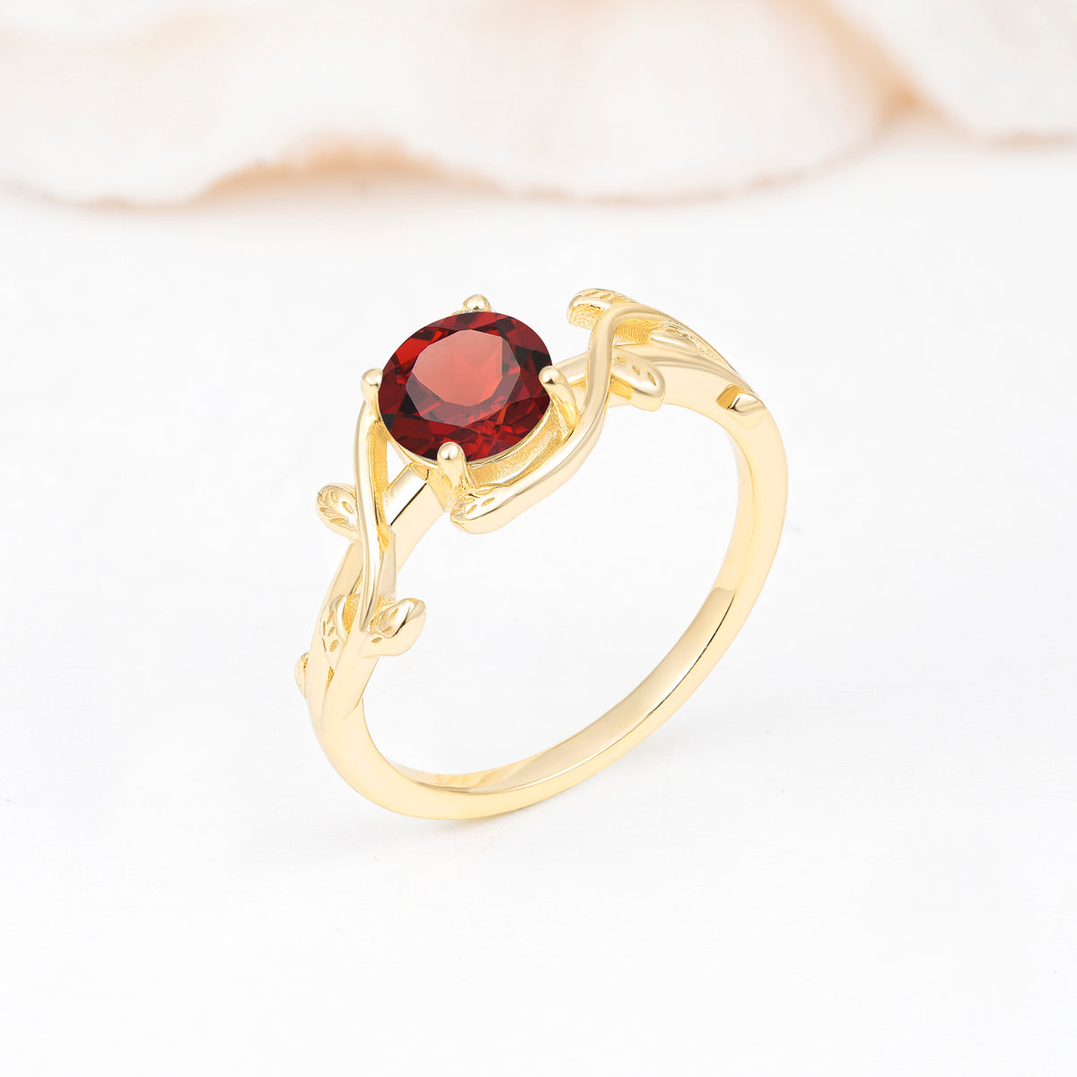 ML07039 Garnet Ring - Additional view