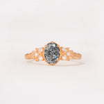 ML07048 Black Rutilated Quartz Ring - Additional view
