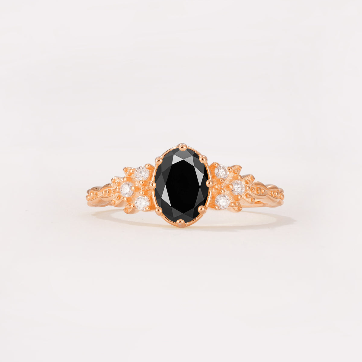 ML07048 Black Onyx Ring - Additional view