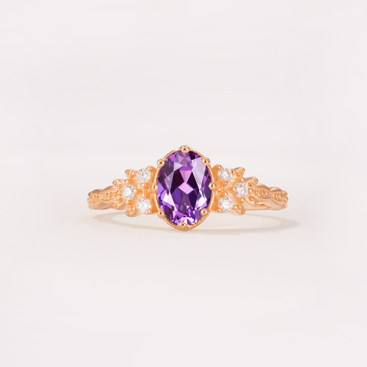 ML07048 Amethyst Ring - Additional view