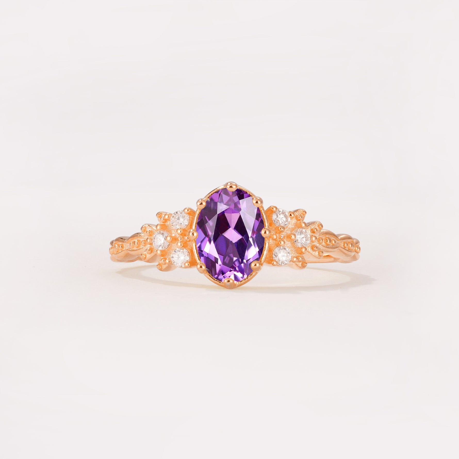 ML07048 Amethyst Ring - Additional view