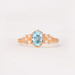 ML07048 Aquamarine Ring - Additional view
