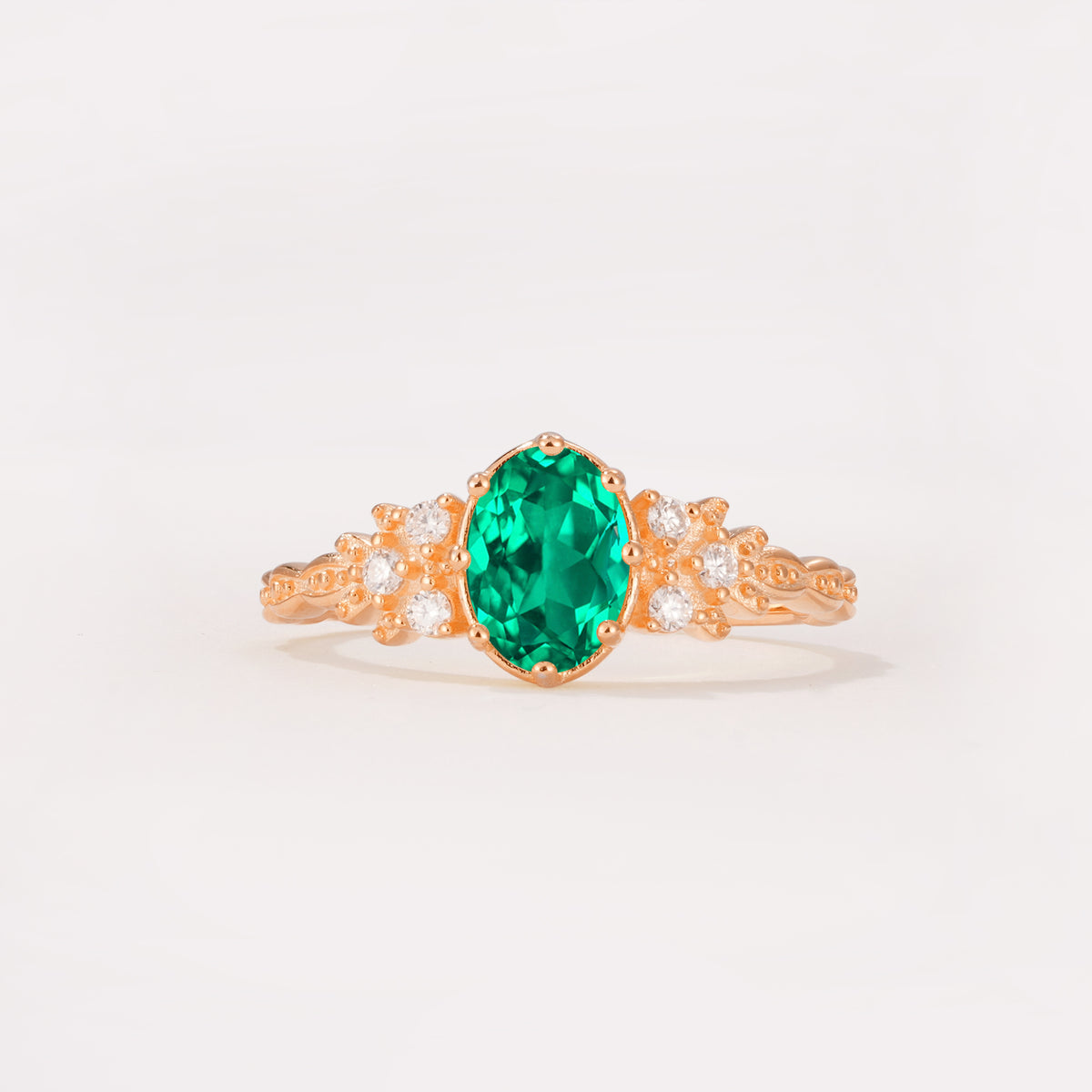 ML07048 Emerald Ring - Additional view