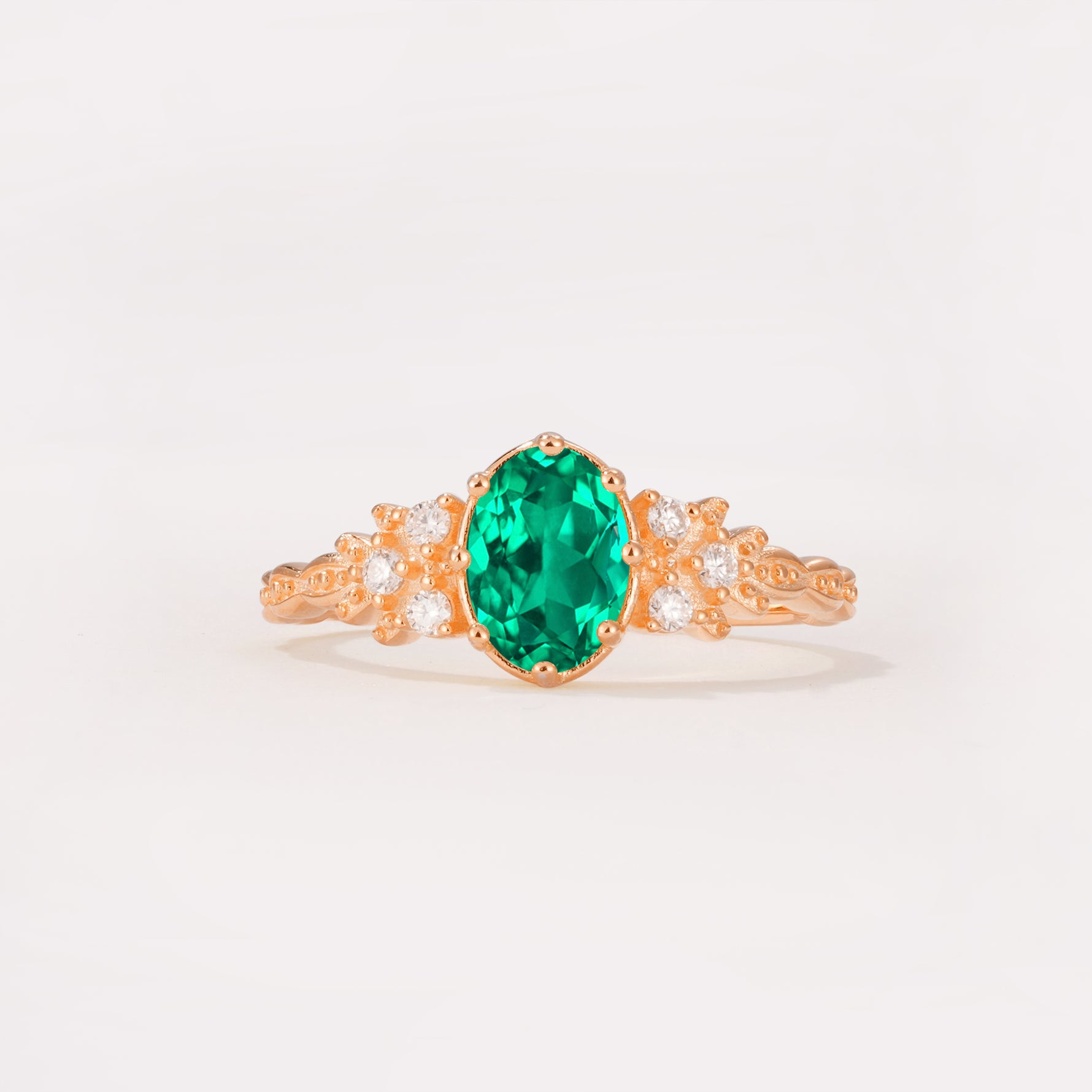 ML07048 Emerald Ring - Additional view