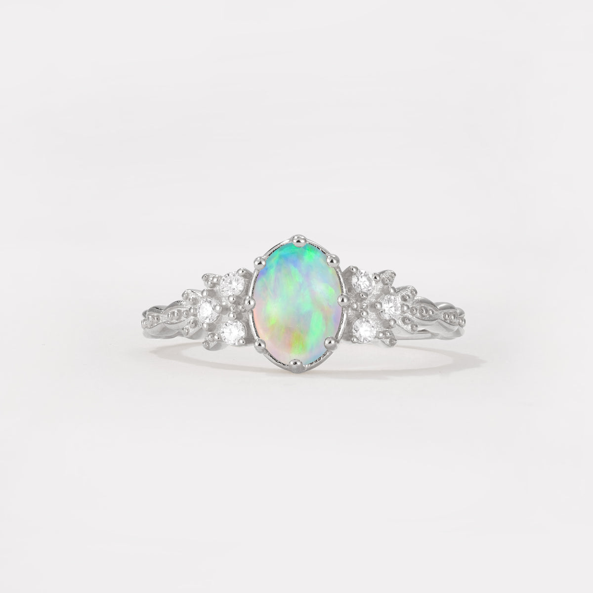 ML07048 Fire Opal Ring - Additional view