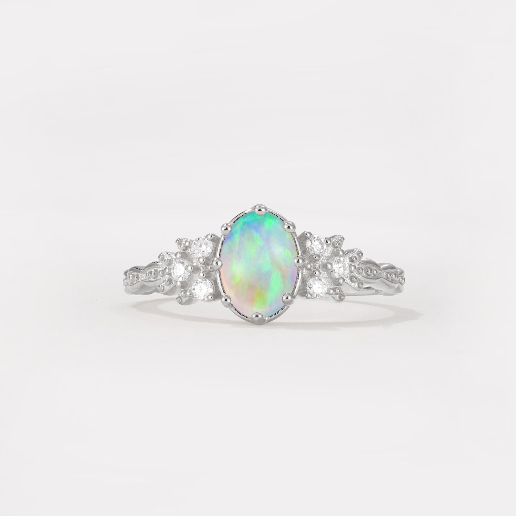 ML07048 Fire Opal Ring - Additional view