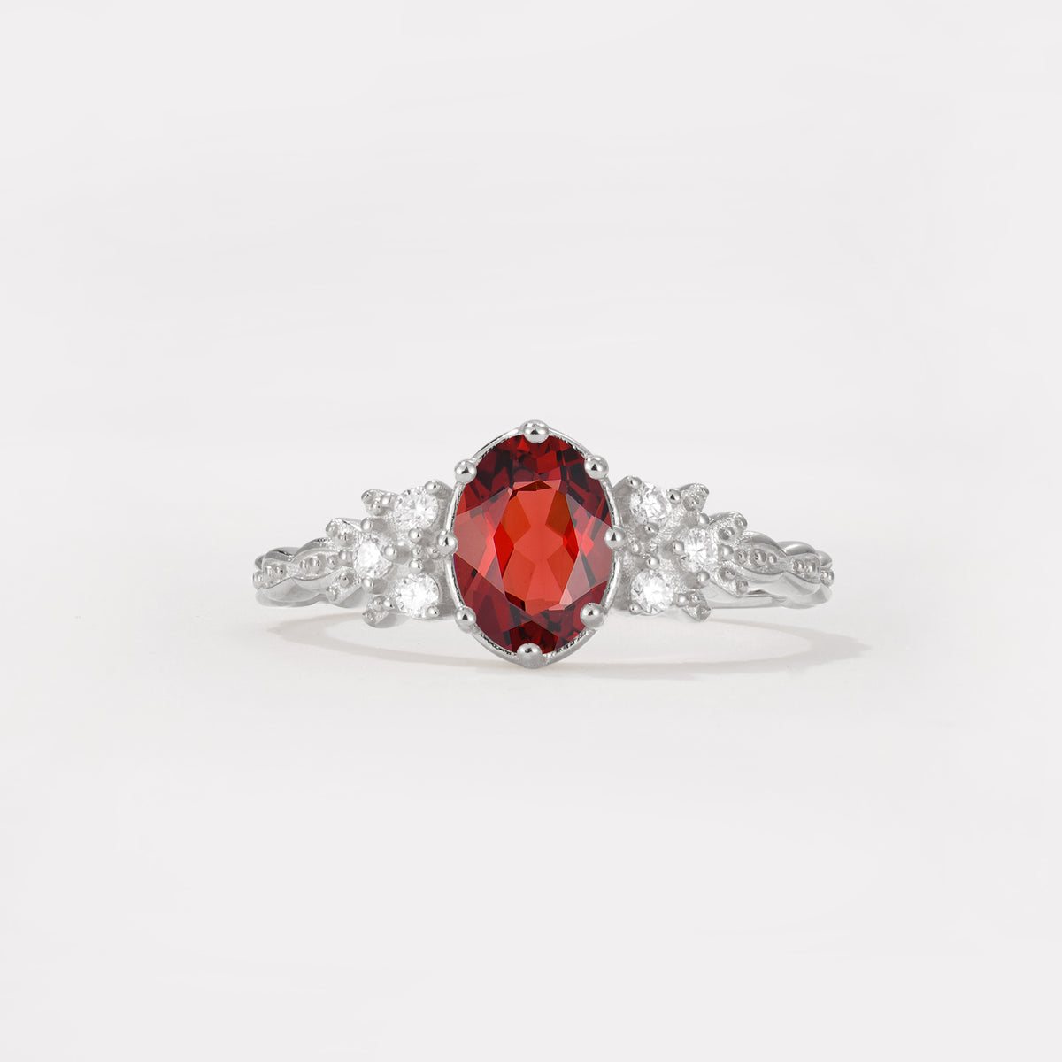 ML07048 Garnet Ring - Additional view