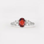 ML07048 Garnet Ring - Additional view