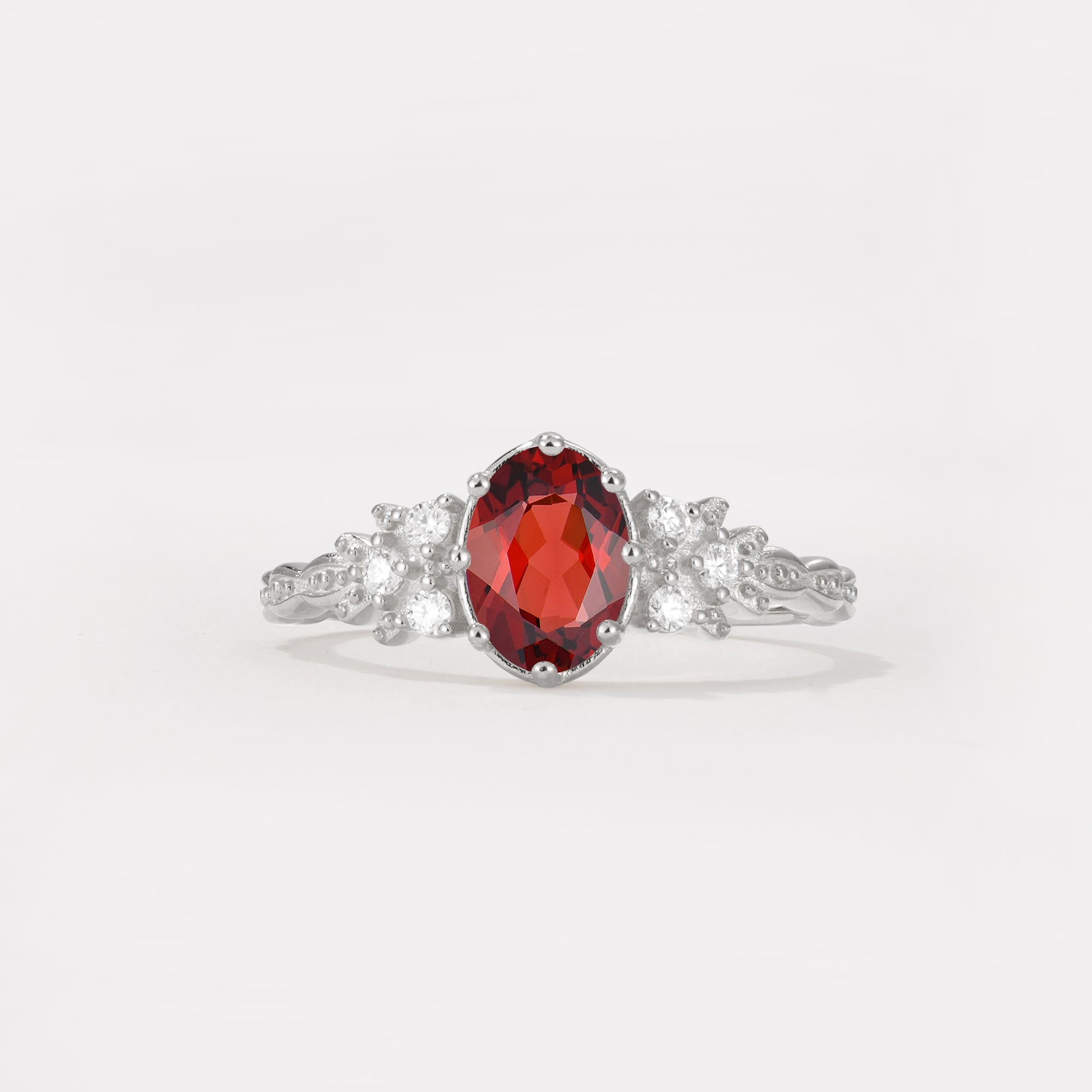 ML07048 Garnet Ring - Additional view