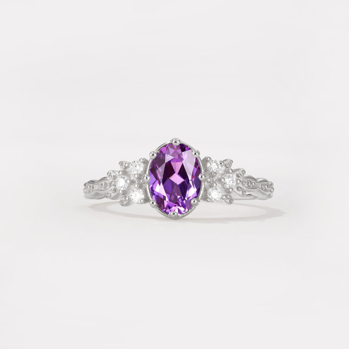 ML07048 Amethyst Ring - Additional view