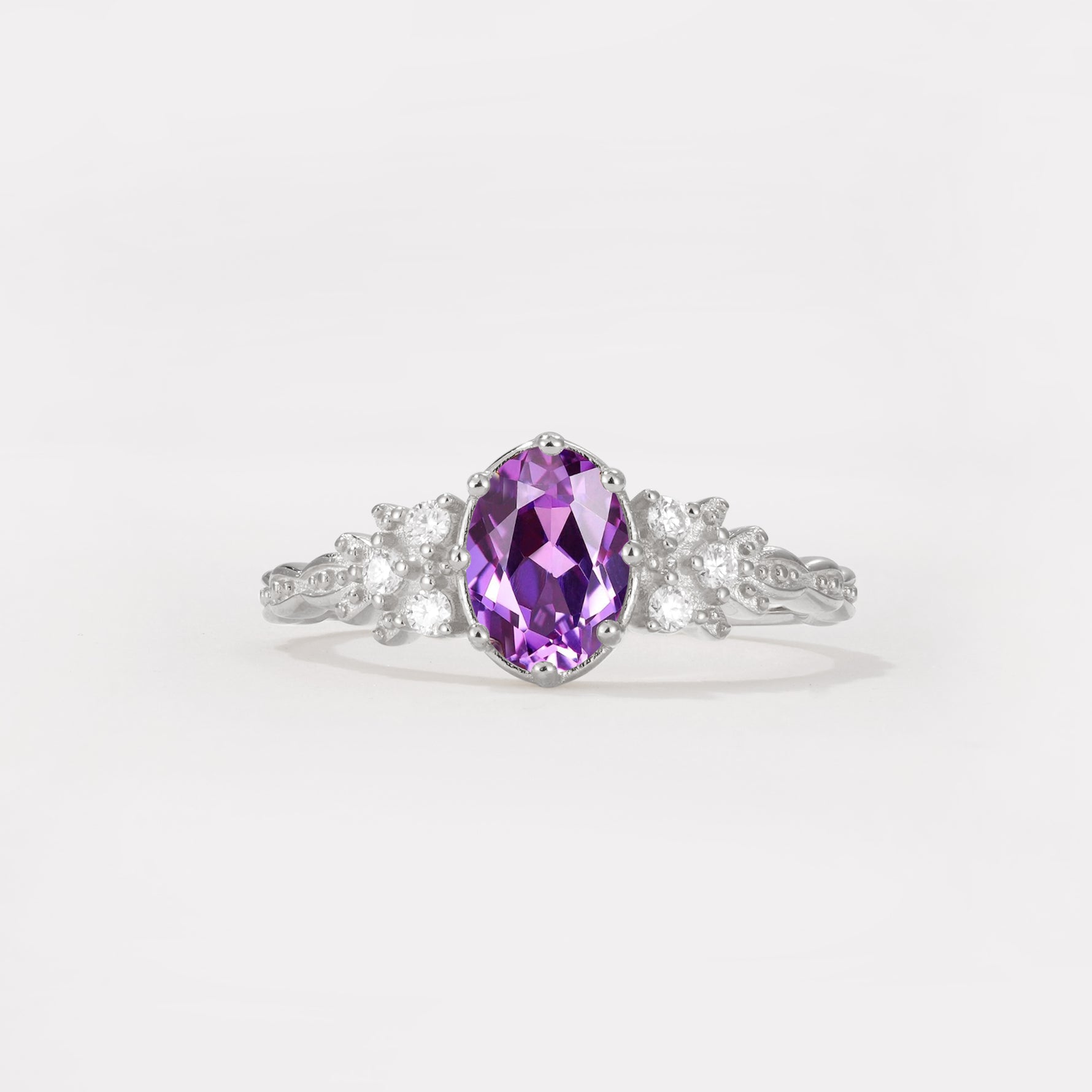 ML07048 Amethyst Ring - Additional view