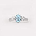 ML07048 Aquamarine Ring - Additional view