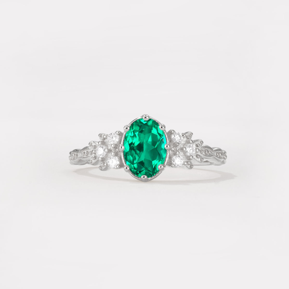 ML07048 Emerald Ring - Additional view