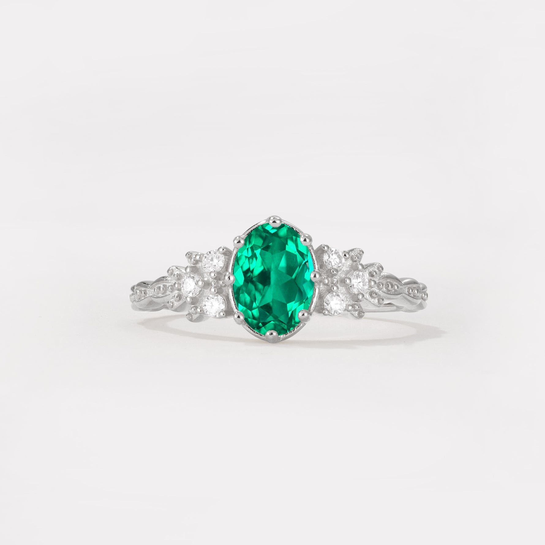 ML07048 Emerald Ring - Additional view