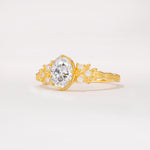 ML07048 Moissanite Ring - White-Gold