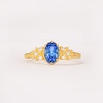 ML07048 Sapphire Ring - Yellow-Gold