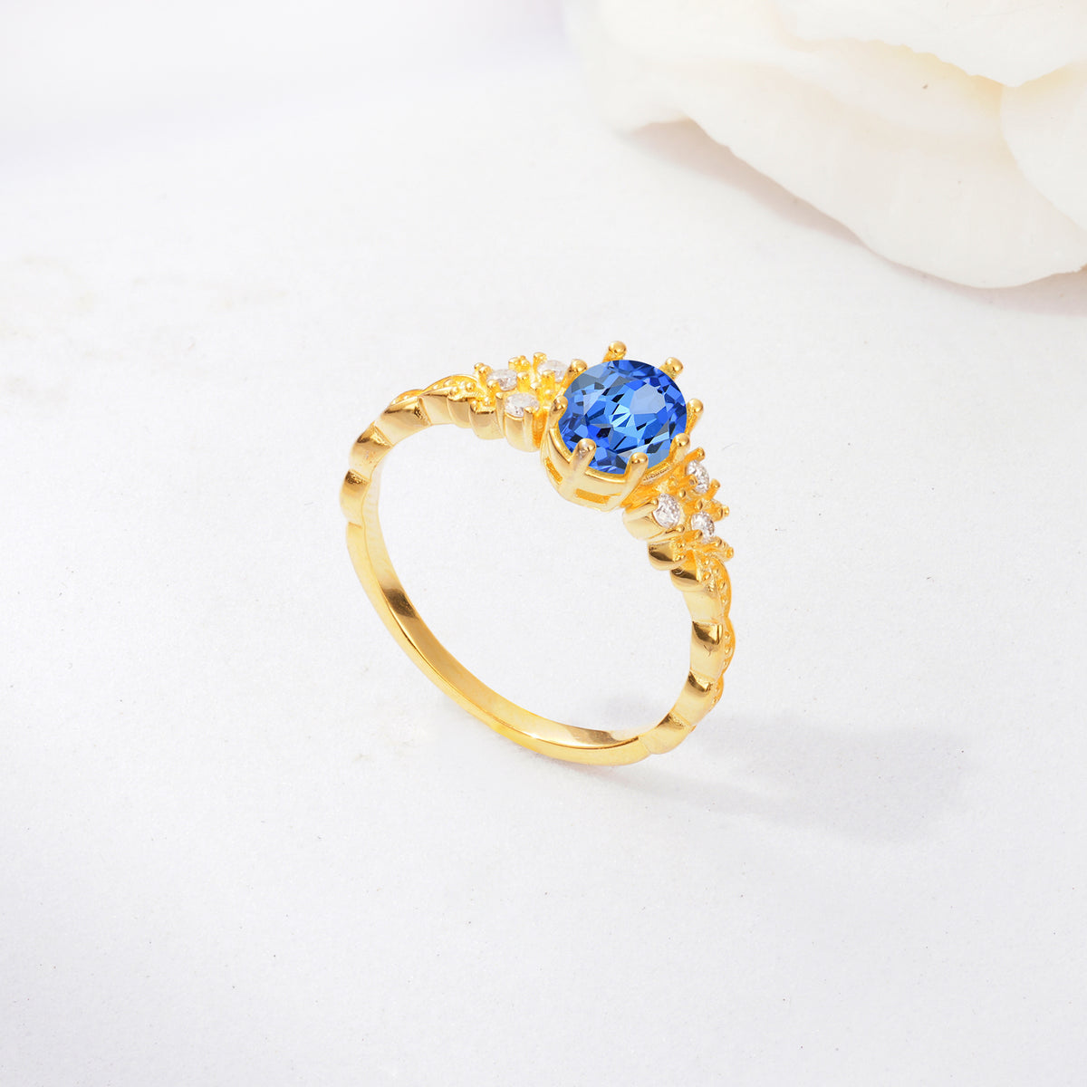 ML07048 Sapphire Ring - Additional view