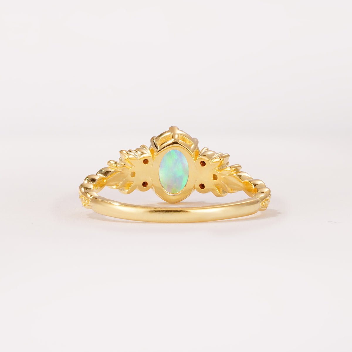 ML07048 Fire Opal Ring - Additional view