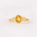 ML07048 Citrine Ring - Yellow-Gold