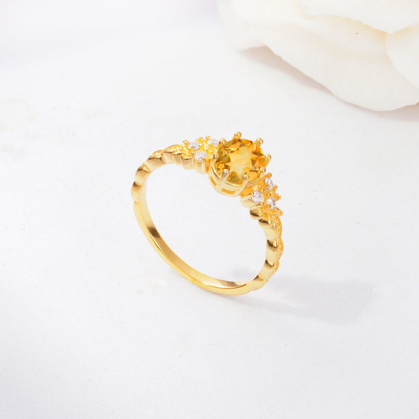 ML07048 Citrine Ring - Additional view