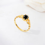 ML07048 Black Onyx Ring - Additional view