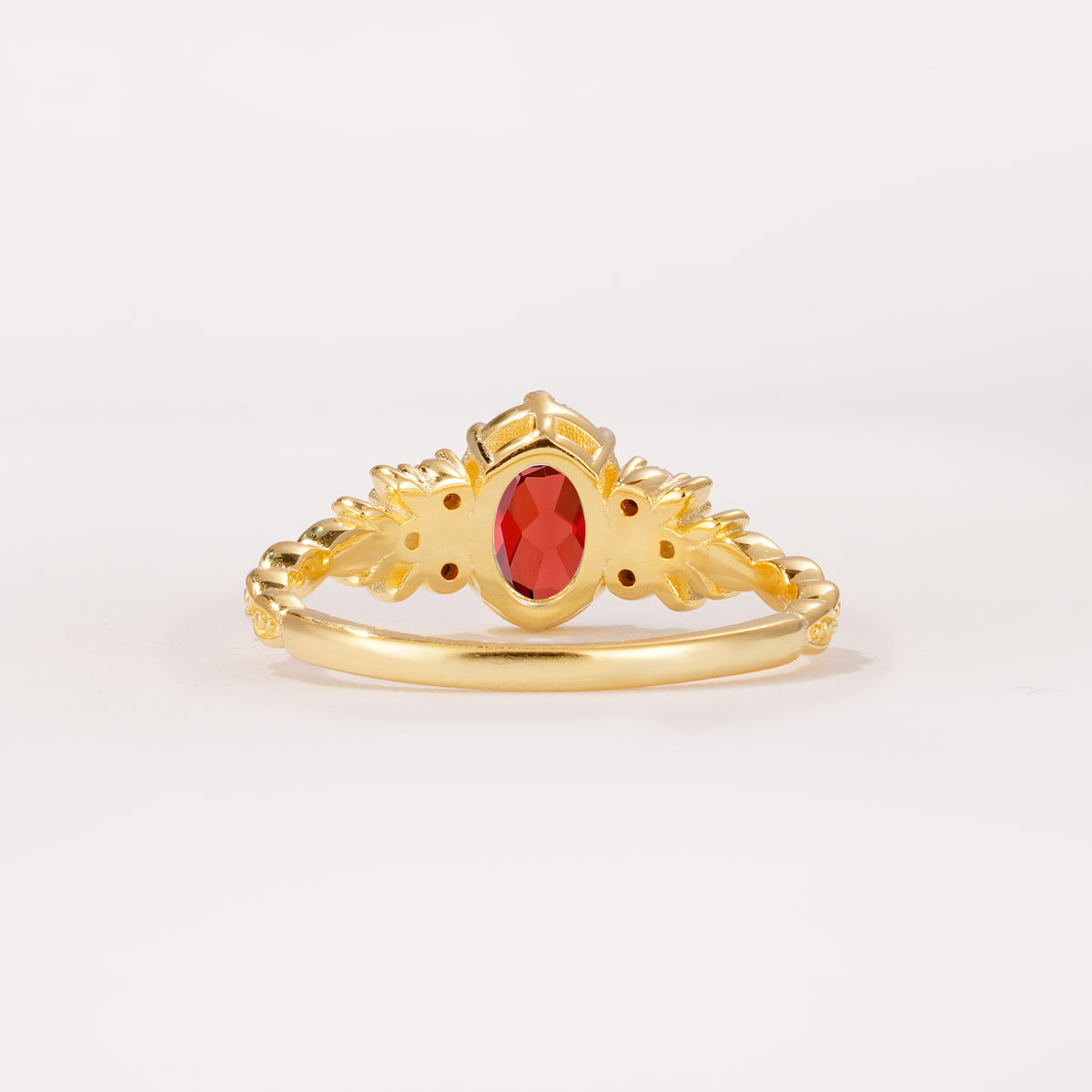 ML07048 Garnet Ring - Additional view