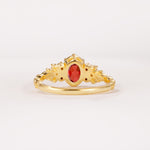 ML07048 Garnet Ring - Additional view