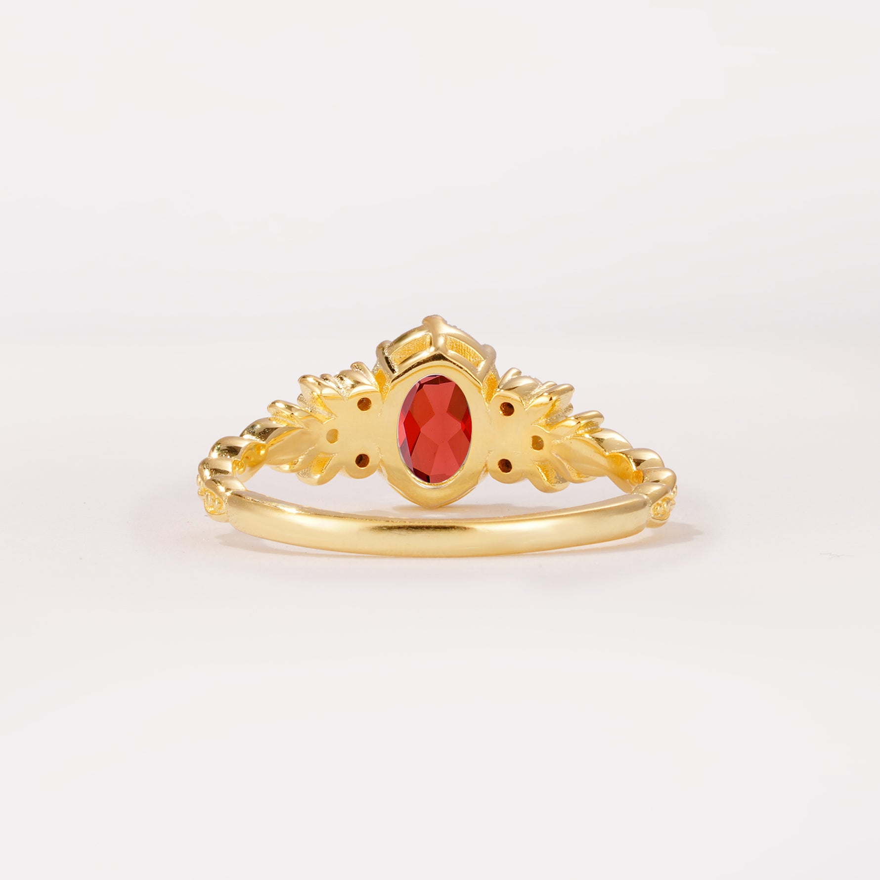 ML07048 Garnet Ring - Additional view